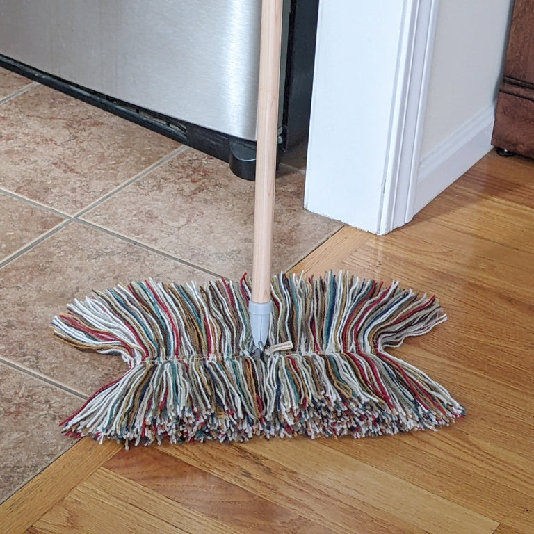 Big Wooly Wool Dust Mop for Hardwood Floors | Sladust