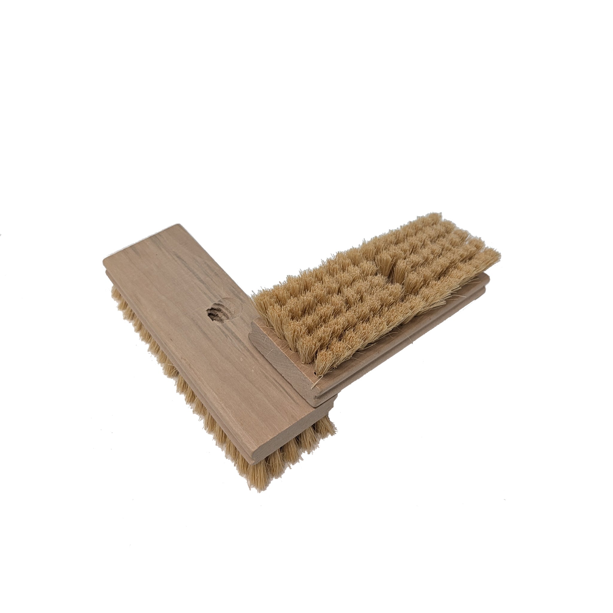 1" Trim White Tampico Scrub Brush by Magnolia - No Handle (Set of 2)