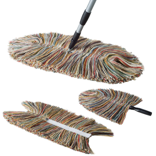 THE TRIO - Wooly Mammoth with Telescoping Handle, Wool Duster & Replacement Head