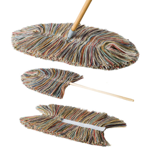 THE TRIO - Wooly Mammoth with Wooden Handle, Wool Hand Duster & Replacement Head