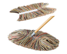 Load image into Gallery viewer, Sladust Wool Dust Mops #100WRH Big Wooly with Wooden Handle and Replacement Head - [shop_name}