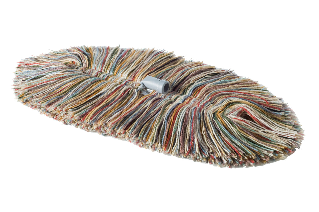 Wooly Mammoth All Wool Dry Dust Mop - Telescoping Metal Handle, Washable Head, Made In USA - View #4
